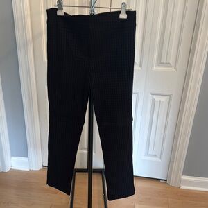 Black Checkered Pants